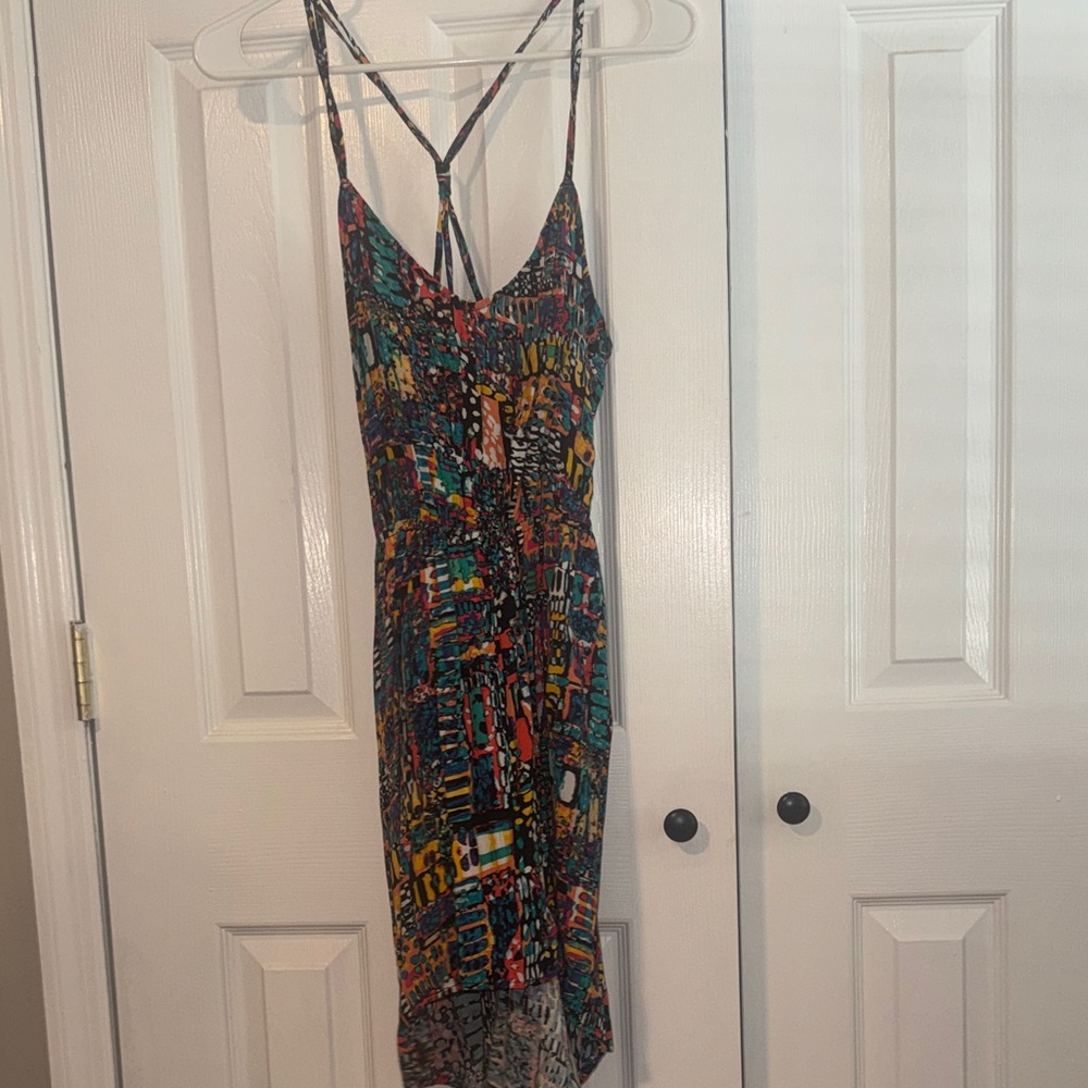 Material Girl Multicolor Strappy Women's Dress